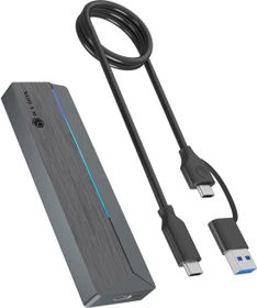 RaidSonic Icy Box IB-1826MCL-CU31, M.2 NVMe/SATA SSD Enclosure, USB-C 3.1