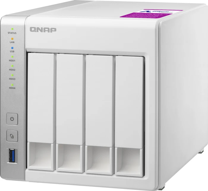 QNAP Turbo Station TS-431P2-1G, 1GB RAM, 2x RJ-45 1000Base-T, 3x USB-A 3.0
