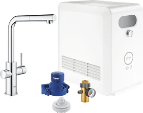 Grohe Blue Professional Starter Set L-Auslauf ausziehbar chrom