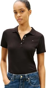 Tommy Hilfiger Heritage Slim Fit Poloshirt kurzarm schwarz (Damen)