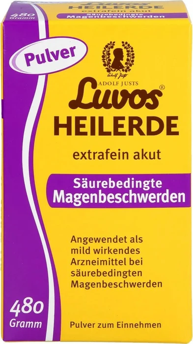 Luvos Heilerde extrafein akut Säurebedingte Magenbeschwerden Pulver, 480g