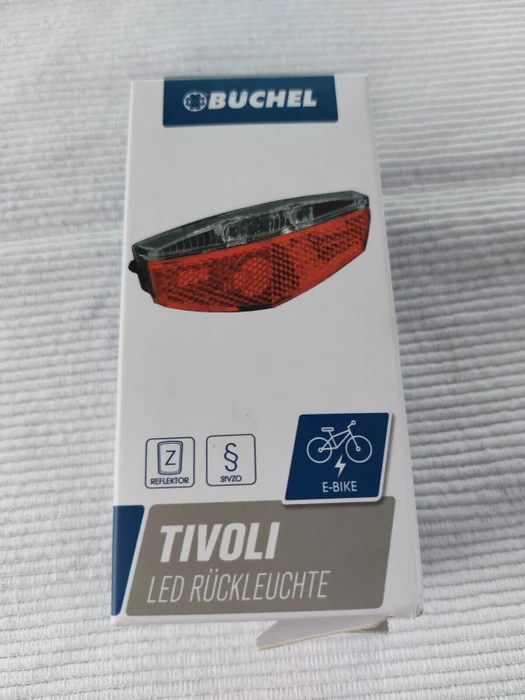Büchel Tivoli Stoptech Gepäckträger E-Bike Rücklicht