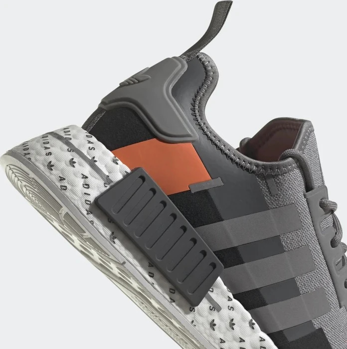 adidas NMD_R1 grey three/team solar orange (Herren)