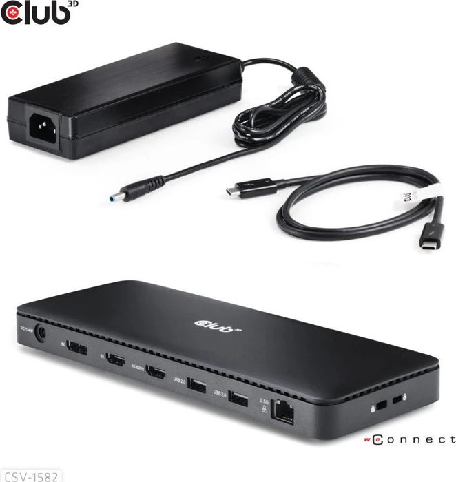 Club 3D 12-in-1 Docking-Station, Thunderbolt 4 [Buchse]