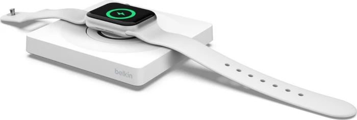 Belkin BoostCharge Pro tragbares Schnellladegerät für Apple Watch weiß