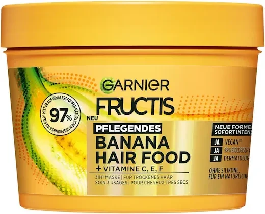Garnier Fructis Hair Food Banana 3in1 Maske, 400ml