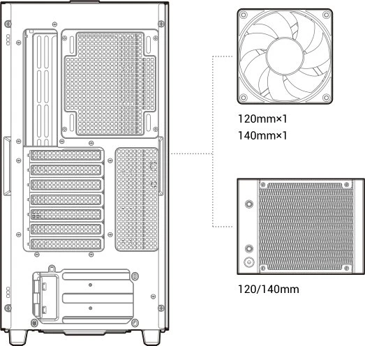 DeepCool CK560, weiß, Glasfenster