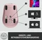 Logitech MX Anywhere 3 Rose, rosa, USB/Bluetooth Vorschaubild