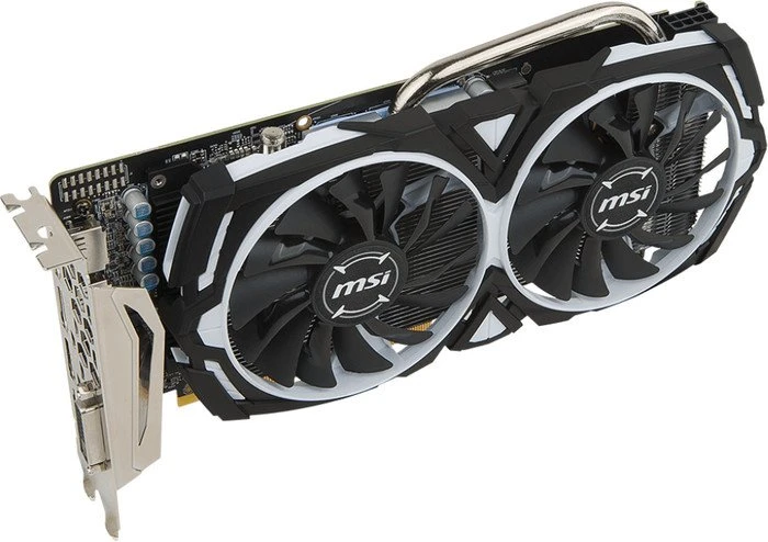 MSI Radeon RX 570 Armor 4G OC, 4GB GDDR5, DVI, HDMI, 3x DP