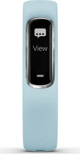Garmin vivosmart 4 S/M Aktivitäts-Tracker silver/azure blue