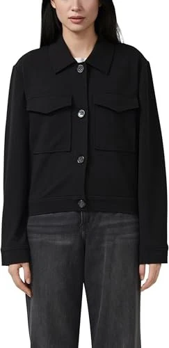 s.Oliver Strukturierte Interlock Jacke schwarz (Damen)