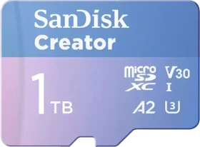 SanDisk Creator R190/W130 1TB Kit, UHS-I U3, A2, Class 10
