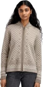 Dale of Norway Solfrid Strickjacke mountain stone/sand/off white (Damen)