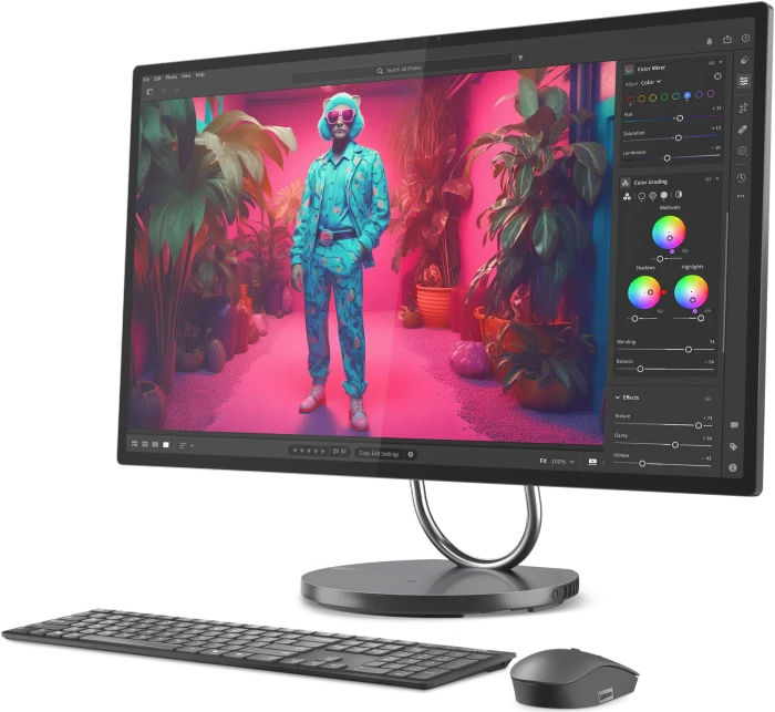 Lenovo Yoga AiO 32ILL10, Storm Grey, Core Ultra 7 258V, 32GB RAM, 1TB SSD, GeForce RTX 4050, DE
