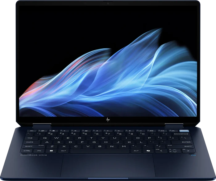 HP OmniBook Ultra Flip 14-fh0760ng, Atmospheric Blue, Core Ultra 7 258V, 32GB RAM, 2TB SSD, DE