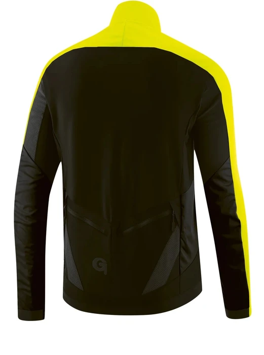 Gonso Marvao Trikot langarm black/safety yellow (Herren)