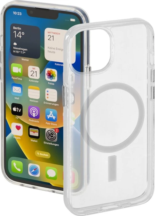 Hama Cover MagCase Safety für Apple iPhone 14 Plus transparent