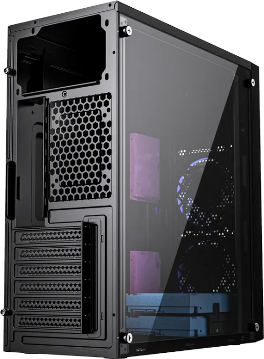 Gembird Fornax M100B Black, Glasfenster