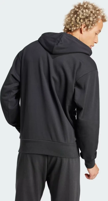 adidas Essentials Big Logo French Terry Hoodie schwarz/weiß (Herren)