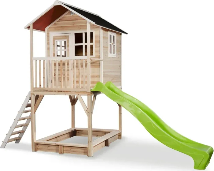 Exit Toys Exit Loft 700 Holz Spielhaus naturel