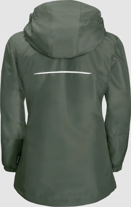 Jack Wolfskin Girls Iceland 3in1 Funktionsjacke thyme green (Junior)