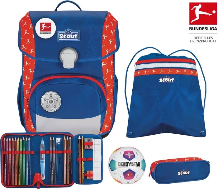 Scout Scout Neo Bundesliga Schultaschen-Set, 5-tlg.