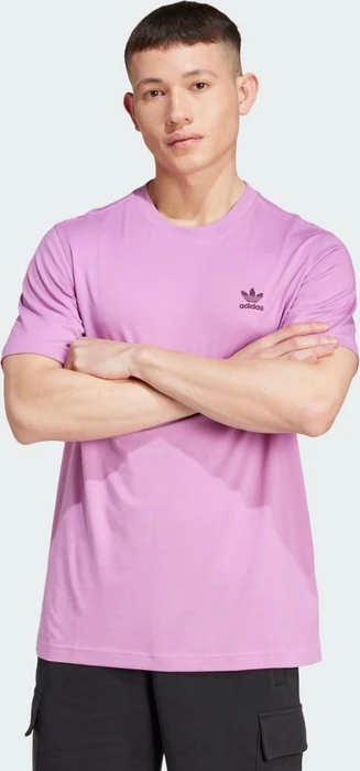 adidas Trefoil Essentials T-Shirt kurzarm preloved purple (Herren)