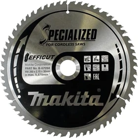 Makita Specialized Efficut Kreissägeblatt 60Z, 260x1.65x30mm, 1 Stück