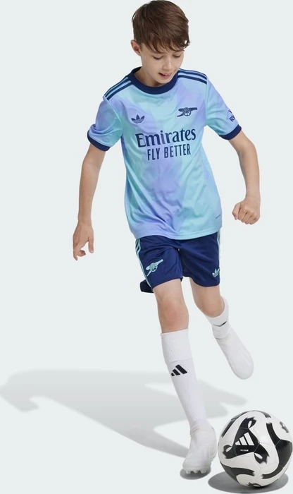 adidas FC Arsenal 2024/2025 Ausweichtrikot clear aqua/light flash purple (Junior)