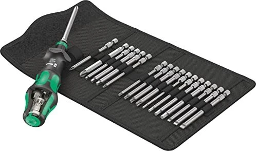 Wera Kraftform Kompakt Turbo Imperial 1 Getriebe Bitset zöllig inkl. Tasche, 15-tlg.