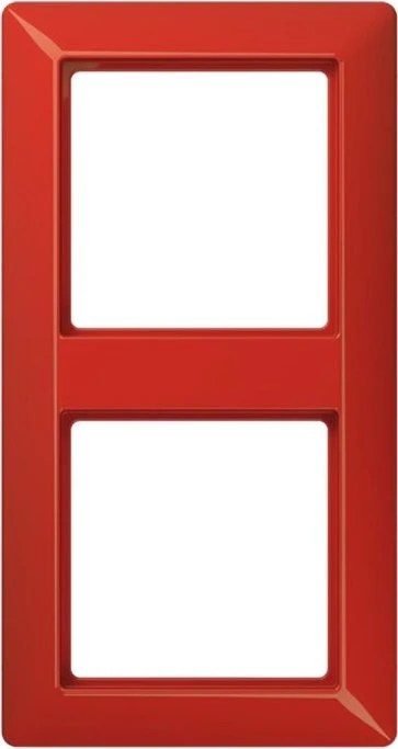 Jung Serie AS Rahmen Thermoplast 2-fach, rot