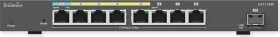 EnGenius Cloud Switch Series EXT Desktop Gigabit Smart Switch, 8x RJ-45, 1x SFP, 60W PoE++ PD (EXT1109P)