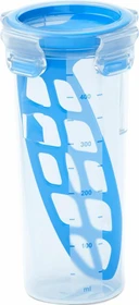 Emsa Clip&Close rund Aufbewahrungsbehälter 500ml blau