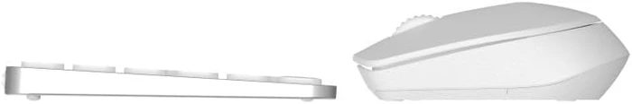 Rapoo 9710M Wireless Multi-Mode Desktop Set, weiß, USB/Bluetooth, DE (12673) – Bild 5 von 5