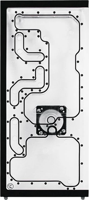 Stealkey Customs Lian Li O11D XL Crosscool Distro-Plate, Verteilerplatte inkl. D5 Adapter