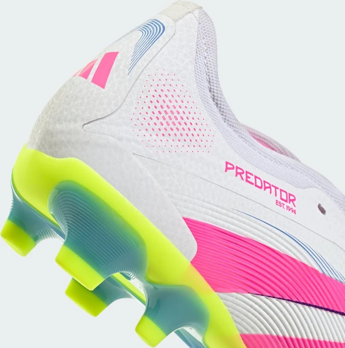 adidas Predator Pro Fold-Over Tongue FG/MG cloud white/lucid pink/lucid lemon