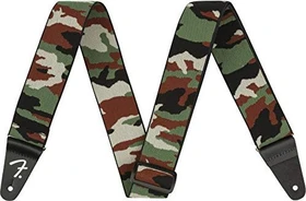 Fender WeighLess 2" Camo Strap Woodland Camo