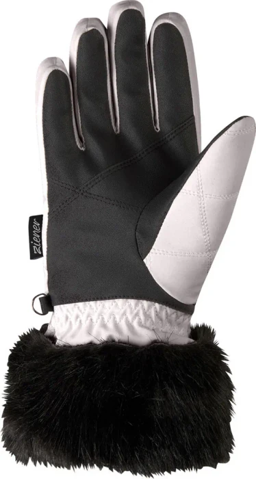 Ziener Kwinz Skihandschuhe metallic silver (Damen)