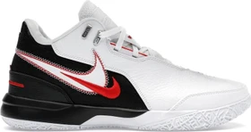 Nike LeBron NXXT Gen AMPD white/university red/metallic silver/black (Herren)