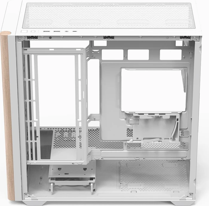 AeroCool D301A White, inkl. 4x Lüfter, Lüfter LED ARGB, Glasfenster