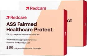 Redcare ASS Fairmed 100mg magensaftresistente Tabletten, 200 Stück (2x 100 Stück)