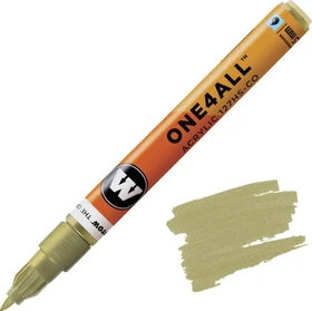 Molotow ONE4ALL 127HS-CO 1.5mm Acrylmarker gold metallic