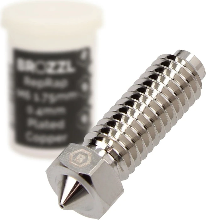 Brozzl Druckdüse Plated Copper für Anycubic Kobra 2 Series, 1.75mm, 0.6mm