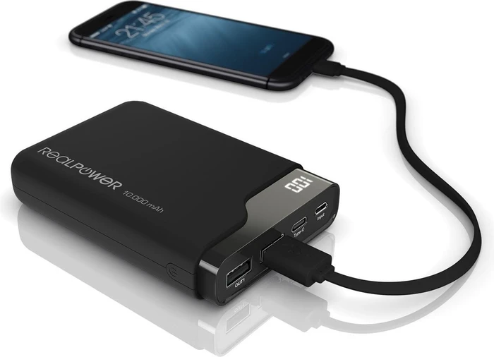 Ultron Powerbank RealPower PB-10000C schwarz