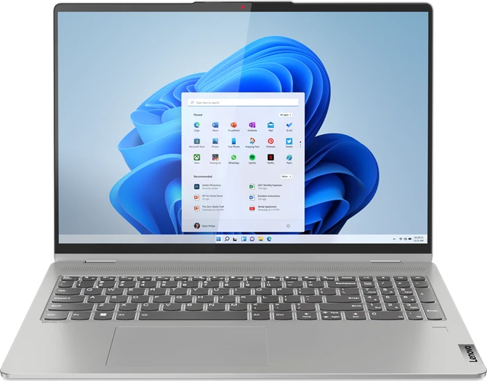 Lenovo IdeaPad Flex 5 16IAU7, Cloud Grey, Core i5-1235U, 8GB RAM, 512GB SSD, DE
