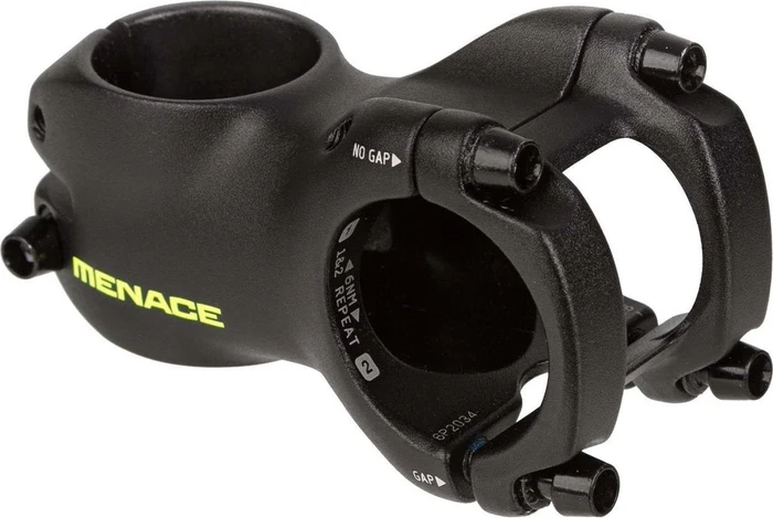 Sixpack Menace 31.8mm/1 1/8" 0° Vorbau 50mm schwarz/neon gelb