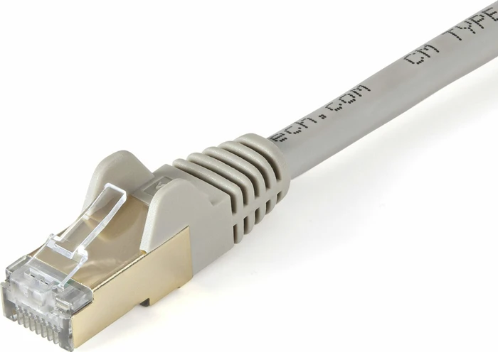 StarTech PVC Patchkabel, Cat6a, U/FTP, RJ-45/RJ-45, 2m, grau