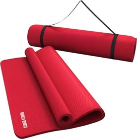 Gorilla Sports 190x60cm Yogamatte rot