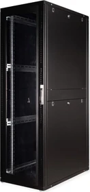 Roline / Secomp Pro Serie 19" Serverschrank 42HE, montiert, Glastür, IP20, RAL 9005, 1000mm tief