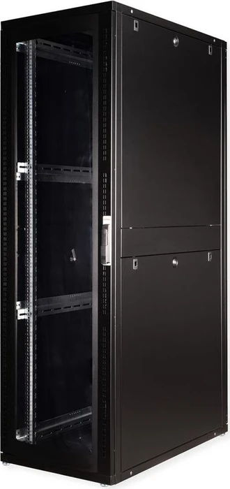 Roline / Secomp Pro Serie 19" Serverschrank 42HE, montiert, Glastür, IP20, RAL 9005, 1000mm tief